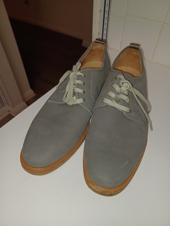 Warfield & Grand Men\'s Gray Suede Lace-Up Casual Shoes main image 8